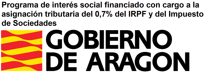 Gobierno de Aragón. Programa de Interés Social financiado a cargo a la asignación tributaria del IRPF