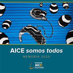 Portada de la Memoria Anual Federación AICE 2020